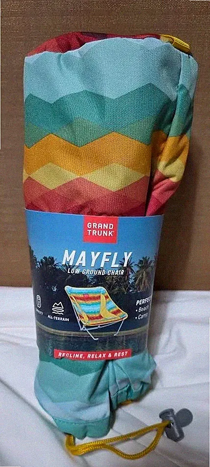 Grand Trunk Mayfly LIGHTWEIGHT CHAIR Camping Hiking Beach Packable / Brand NEW
