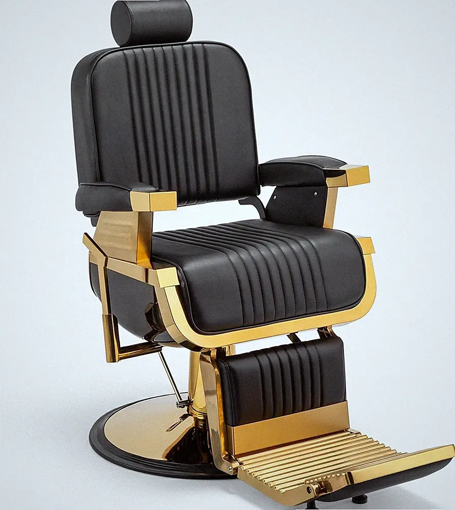 Heavy Duty Hydraulic Barber Chair: 360° Swivel, Reclining Salon Chair 3 Colors