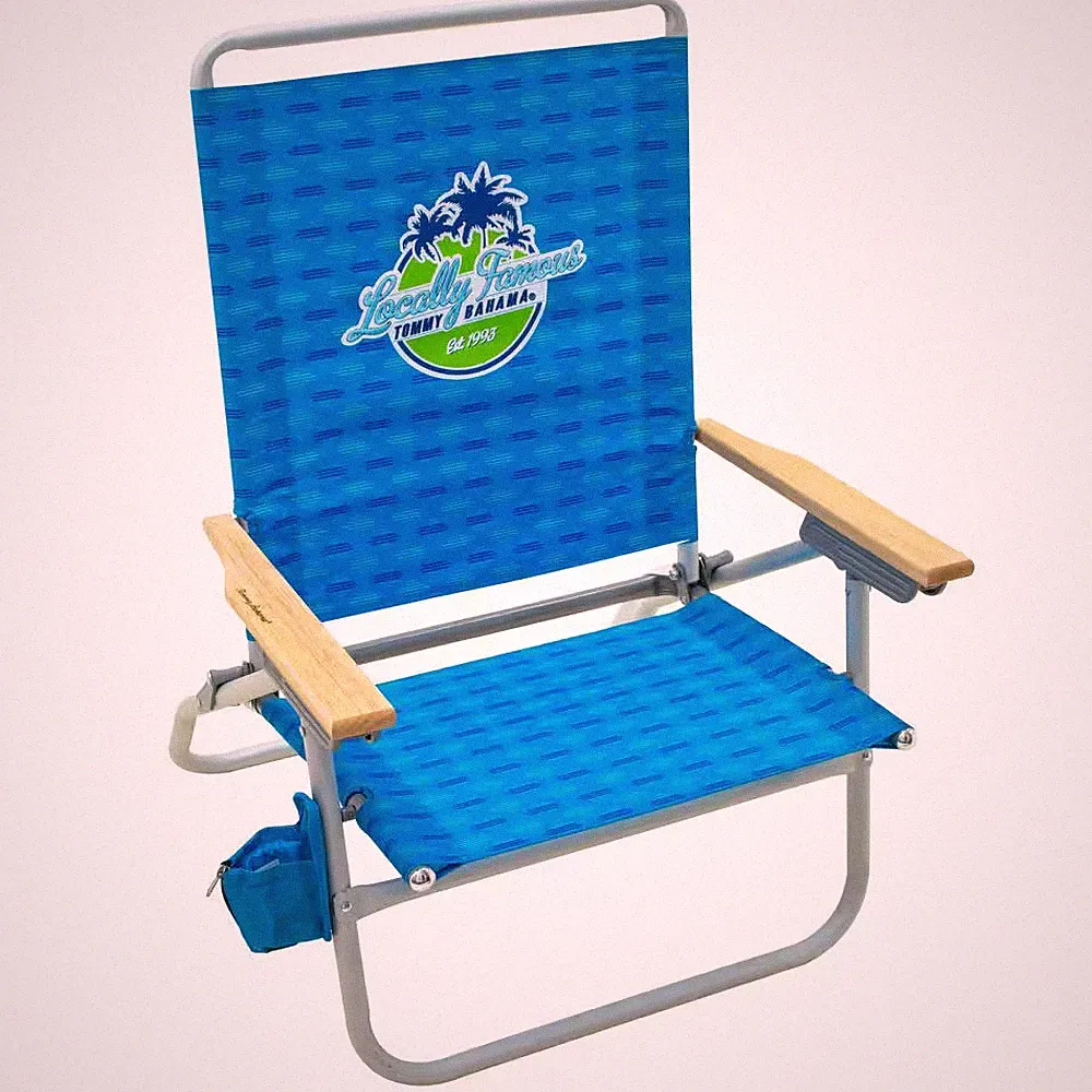 Multi-Colored Aluminum Folding Beach Chair