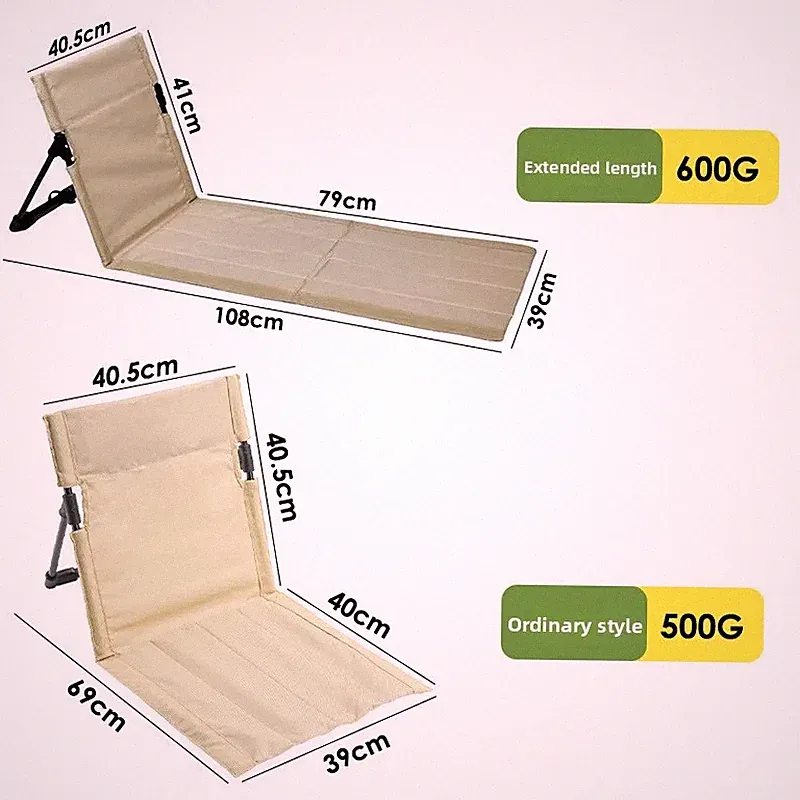 Portable Folding Camping Chair Aluminum Alloy Outdoor Lawn Backrest Chair