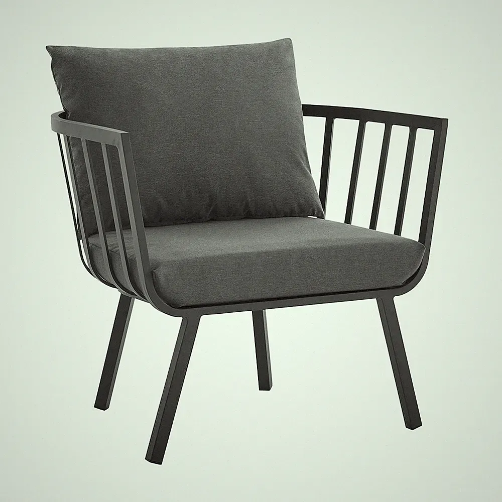 Riverside Outdoor Patio Aluminum Armchair