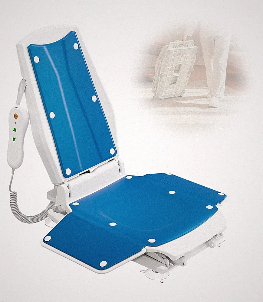 Upgrade Electric Chair Lift with Wheels,Weight Limit 300 LB,No Assembly Required