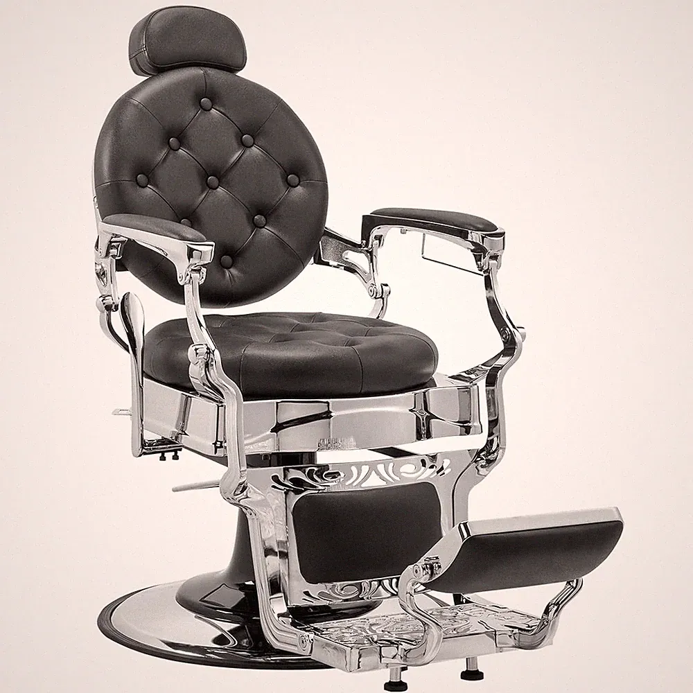 Vintage Barber Chair, 360° Swivel Recline Salon Chair, Heavy Duty Hydraulic Pump