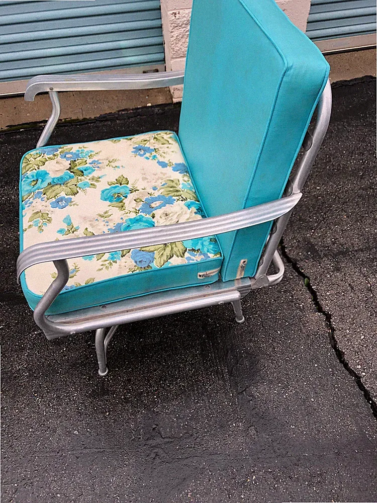 Vintage Lounge Chairs Aluminum ROCKING AND SWIVEL FROM THE 1960 S