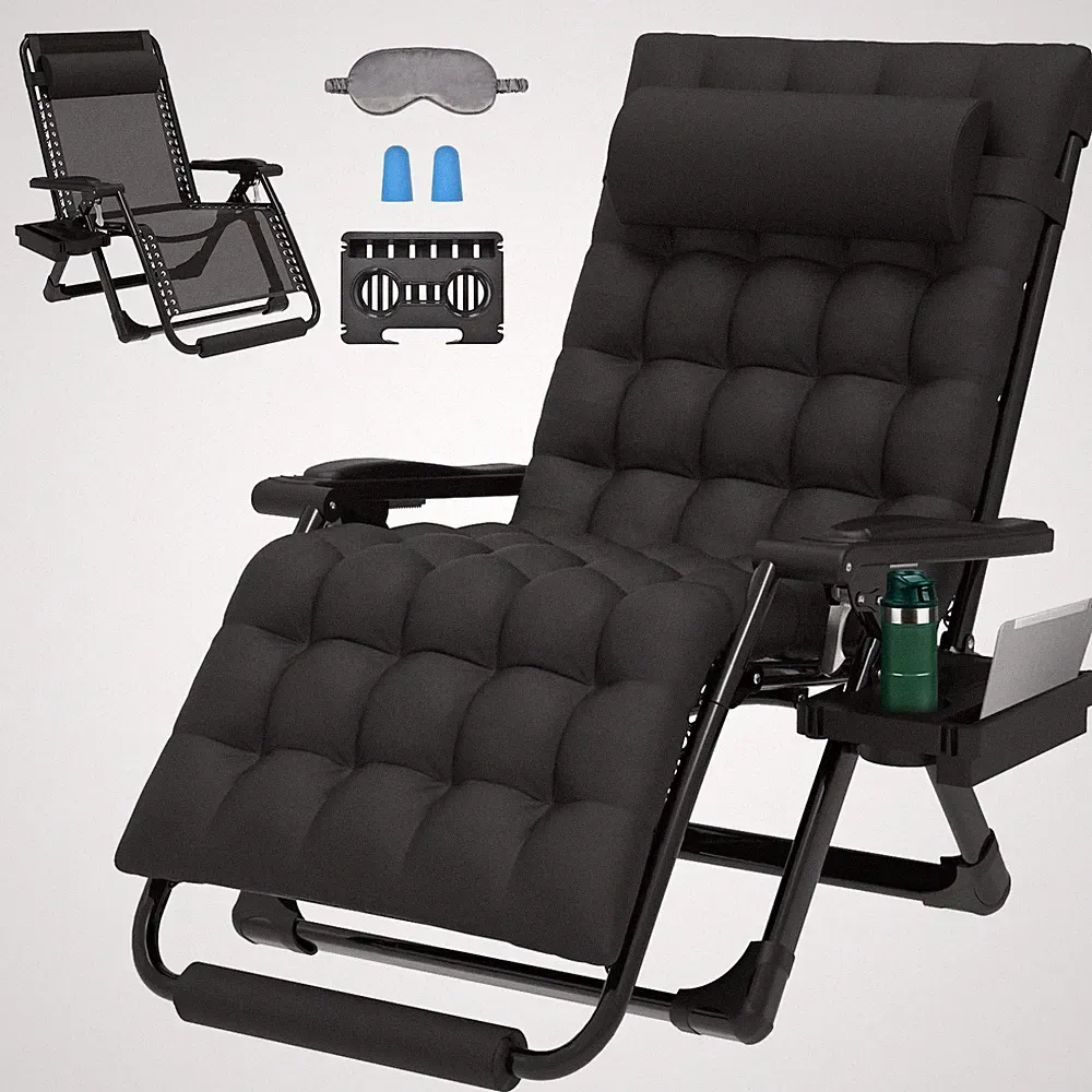 Zenpetio 33In Zero Gravity Chair 500Lb Recliner Lounge Outdoor Patio